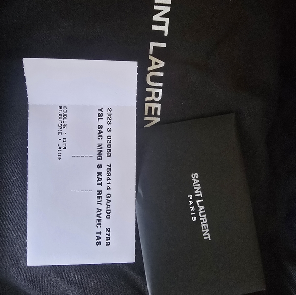 Kate Small YSL Crossbody Bag in Shearling - Picture 11 of 11